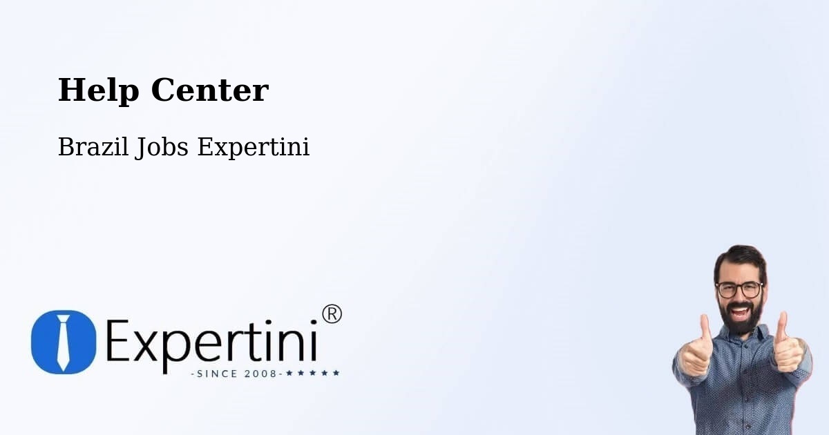 Help Center – Bariri - Brazil Jobs Expertini