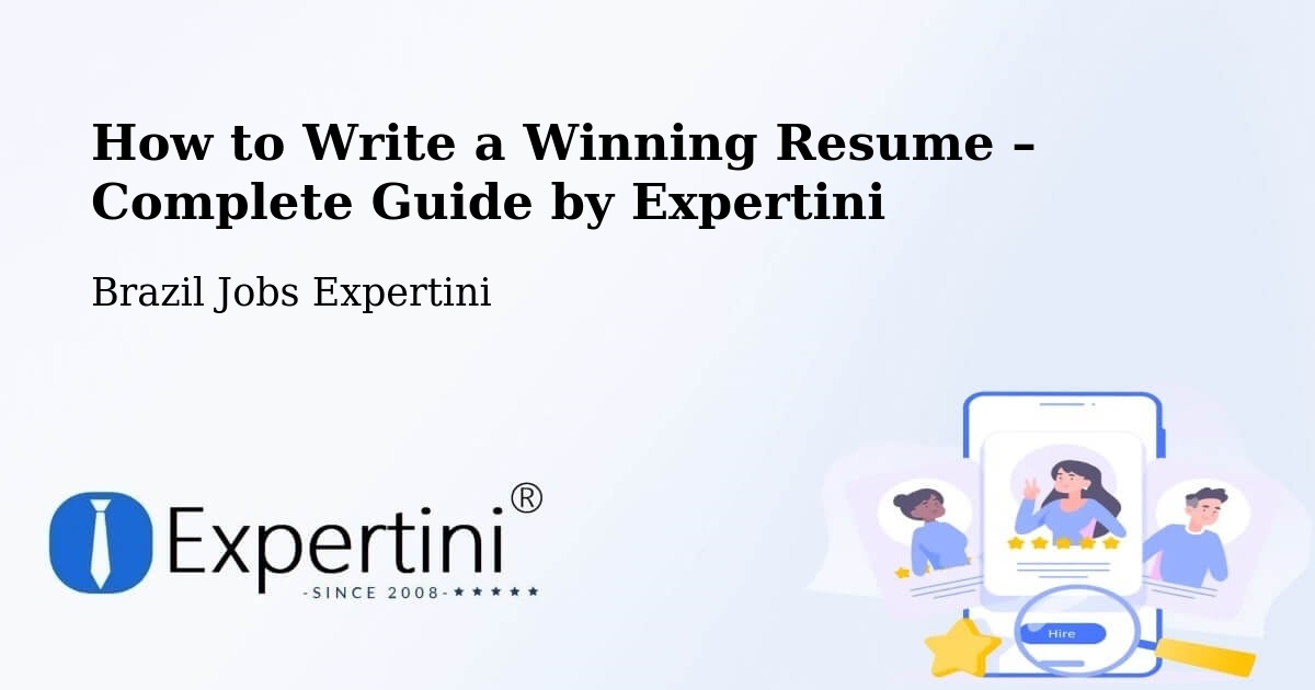 Resume Writing Guide for Job Seekers – Bariri - Bariri, Brazil Jobs Expertini
